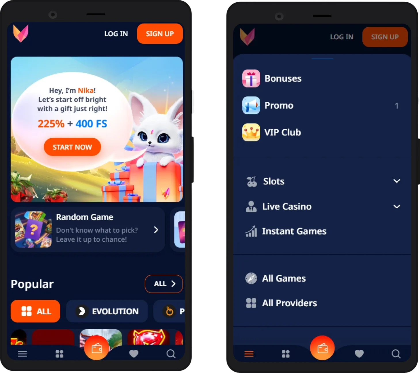 Nika Casino mobile version – enjoy slots, live games and bonuses on any mobile device